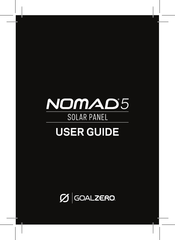 GOAL ZERO NOMAD5 Handbuch