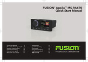 Fusion Apollo MS-RA670 Schnellstartanleitung