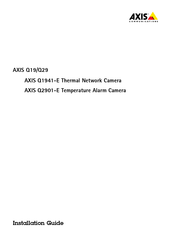 Axis Q2901-E Bedienungsanleitung
