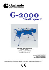 Garlando G 2000 Bauanleitung