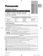 Panasonic UD12*E5* Installations-Handbuch