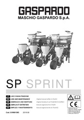 Gaspardo SP Sprint G19501383 2018-09 Gebrauch Und Wartung