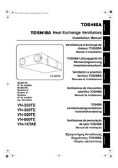 Toshiba VN-350TE Installationshandbuch