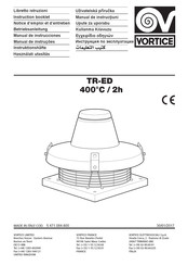 Vortice TRM - TRT 10 ED 4P Betriebsanleitung