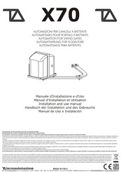 Tecno Automazione X70 Handbuch Der Installation Und Des Gebrauchs