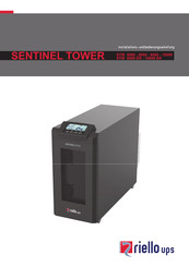 Riello UPS SENTINEL TOWER STW 10000 ER Installations- Und Bedienungsanleitung