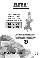 Bell SPV 40 Betriebs- Und Wartungsanleitung