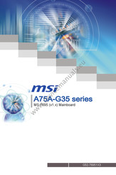 MSI A75A-G35 Series Bedienungsanleitung