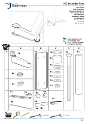 Ergotron HD Extender Arm Benutzerhandbuch