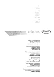 Jacuzzi Caleidos series Vorinstallationsblatt