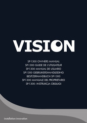 Vision SP-1300 Besitzerhandbuch