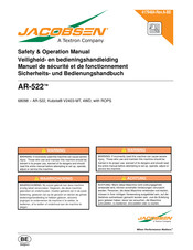 Textron Company Jacobsen AR-522 Sicherheits- Und Bedienungshandbuch