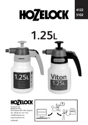 Hozelock 1.25L 5102 Bedienungsanleitung