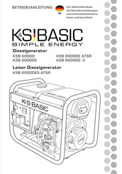 K&S BASIC KSB 6000DES ATSR Betriebsanleitung