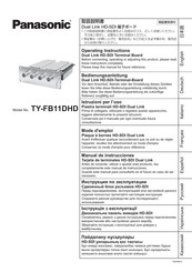 Panasonic TY-FB11DHD Bedienungsanleitung