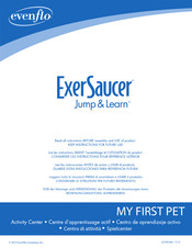 Evenflo ExerSaucer Jump & Learn MY FIRST PET Bedienungsanleitung