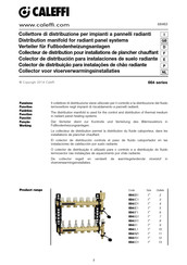 Caleffi 6646F1 Handbuch
