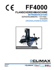 Climax FF4000 Betriebsanleitung
