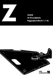 d&b audiotechnik Z5458 Rigginghandbuch