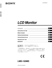 Sony LMD-150MD Gebrauchsanweisung