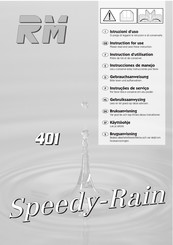 RM 401 Speedy-Rain Gebrauchsanweisung
