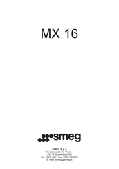 Smeg MX 16 Montageanleitung