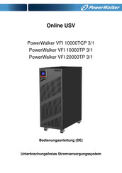 PowerWalker VFI 10000TCP 3/1 Handbuch