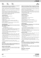 Vimar Arké Kurzanleitung