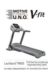 U.N.O. Motive Fitness V-Fit TR650 Aufbau- & Benutzerhandbuch