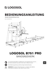 Logosol B751 PRO Bedienungsanleitung