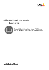 Axis A1001 Kurzanleitung