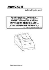 Adam Equipment ATP Bedienungsanleitung