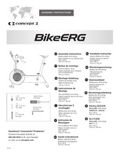 concept 2 BikeERG Montageanleitung