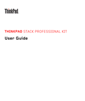 Lenovo THINKPAD STACK PROFESSIONAL KIT Benutzerhandbuch
