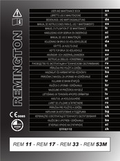 Remington REM 53M Bedienungs- Und Wartungsanleitung