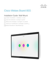 Cisco Webex Board 85S Installationshandbuch