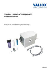 Vallox HUMO XC2 Betriebs- Und Montageanleitung