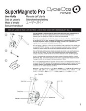 CycleOps SuperMagneto Pro Benutzerhandbuch