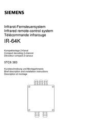 Siemens IR-64K Kurzbeschreibung Und Montagehinweis