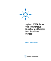 Agilent Technologies U2500A Serie Schnellstart Handbuch