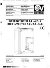 Vortice IREM INVERTER 7 Betriebsanleitung