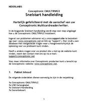 Conceptronic CMULTIRWU2 Schnellinstallationsanleitung