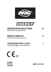 NRG ABS 14.4 V-RL Bedienungsanleitung