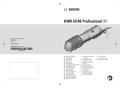 Bosch GWB 10 RE Professional Originalbetriebsanleitung