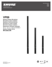 Shure VP89L Bedienungsanleitung