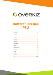 Overkiz Hattara DIN Rail Installationsanleitung Und Die Sicherheitshinweise