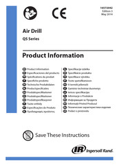 Ingersoll-Rand QS201B Technische Produktdaten