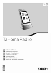 SOMFY TaHoma Pad io Installationsanleitung