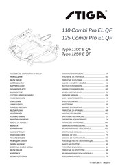 Stiga 125 Combi Pro EL QF Gebrauchsanweisung