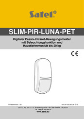 Satel SLIM-PIR-LUNA Bedienungsanleitung